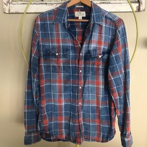 Lucky Brand Long Sleeve Distressed Wash